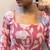 Women's Rayon Handblock Handprinted Designer Pink Casual Top & Tunics