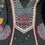 Beautiful jaipuri black printed cotton dupatta with a distinct red and blue ethnic border.