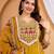 Beautiful jaipuri mustard printed cotton dupatta with a distinct red and mustard ethnic border.