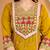 Beautiful jaipuri mustard printed cotton dupatta with a distinct red and mustard ethnic border.