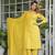 Beautiful yellow three-piece salwar suit set