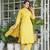 Beautiful yellow three-piece salwar suit set