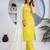 Beautiful jaipuri yellow straight-fit  bandhani design cotton kurta set