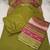 Beautiful premium olive green cotton ethnic suit set.