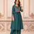 Beautiful jaipuri mustard green cotton printed salwar suit set