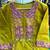 Beautiful mehandi green kurta set with printed pant dupatta