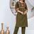 Beautiful three-piece salwar suit set in green