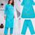 Beautiful jaipuri blue straight-fit  bandhani design cotton kurta set