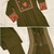 Beautiful three-piece salwar suit set in green
