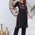 Beautiful three-piece salwar suit set in black