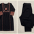 Beautiful three-piece salwar suit set in black