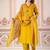 Beautiful yellow tassel meadow suit set