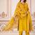 Beautiful yellow tassel meadow suit set