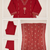 Beautiful red tassel meadow suit set