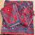 Beautiful maroon a-line kurta set with printed pant dupatta