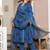 Beautiful blue 3-piece pure cotton kurta set