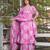 Beautiful pink 3-piece pure cotton kurta set