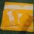 An elegant yellow and cream 3-piece pure cotton suit set
