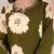 Beautiful printed green kurta set with pant and dupatta
