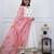 Beautiful white elegant cotton anarkali set with embroidery and cotton dupatta
