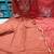 Beautiful  a rust colored embroidered cotton blend anarkali suit set with a dupatta