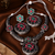 Traditional tribal flower necklace set