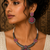 Vintage floral oxidized jewelry set