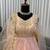 PINK COLOUR Faux Georgette Gown Lehenga Set