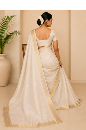 Pure maheshwari saree With Unstitched Blouse 4