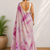 Tie & dye semi silk saree without blouse