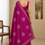 Organza with pure gajji border (With Unstitched Blouse)