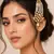 Ethnic gold plated kundan jhoomer