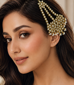 Designer kundan jhoomer for bridal wear