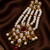 Premium kundan jhoomer with layered pearl tassels