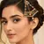 Regal triangle kundan stone jhoomer