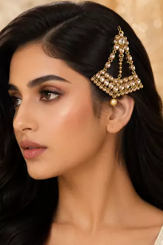 Regal crystal kundan jhoomer