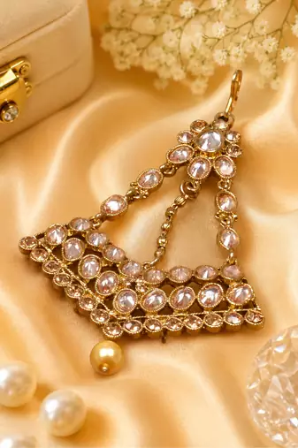 Regal crystal kundan jhoomer