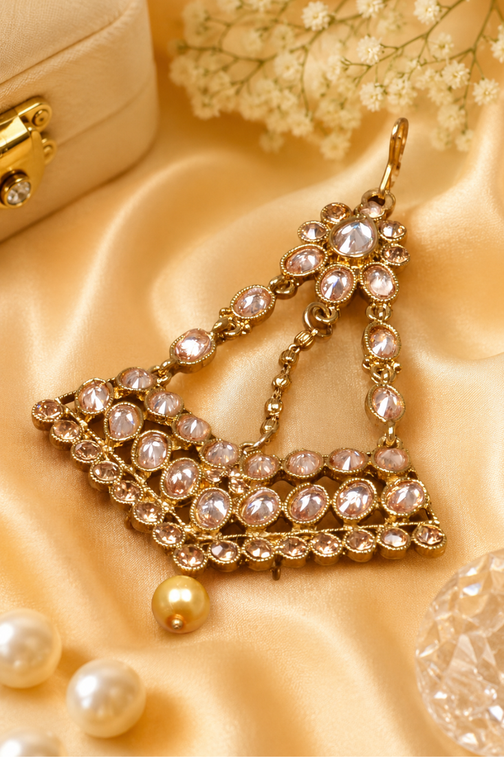 Regal crystal kundan jhoomer