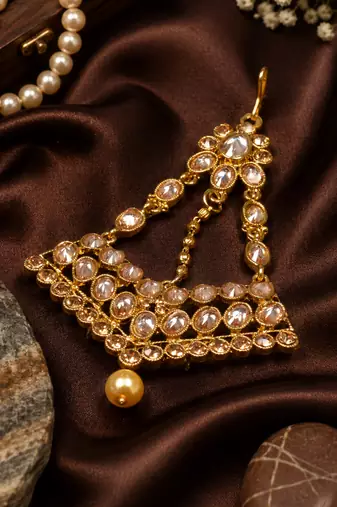 Regal crystal kundan jhoomer