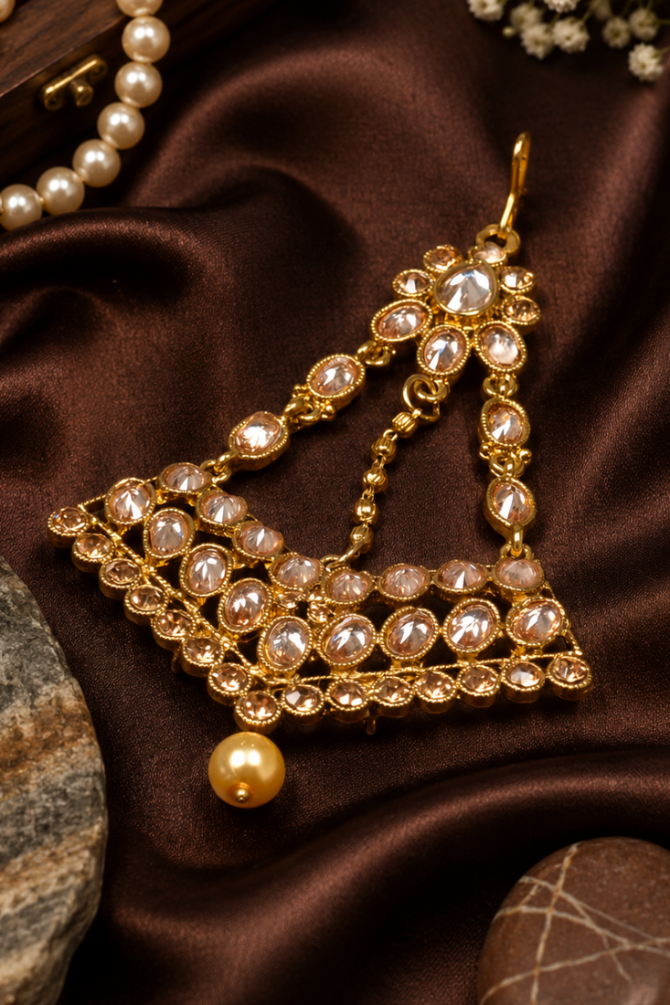 Regal crystal kundan jhoomer