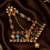 Regal triangle kundan stone jhoomer