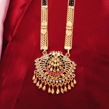 Traditional  gold plated mangalsutra 2