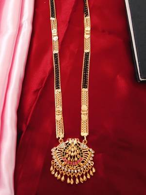 Traditional  gold plated mangalsutra 4