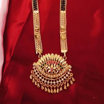 Traditional  gold plated mangalsutra 1