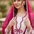 Cream colour rayon embroidered kurta palazzo set with georgette dupatta