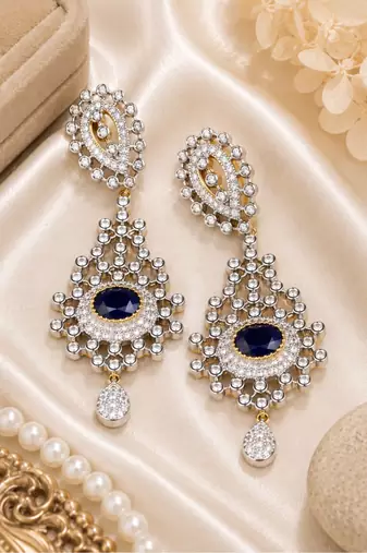 Imperial sapphire sparkle drops