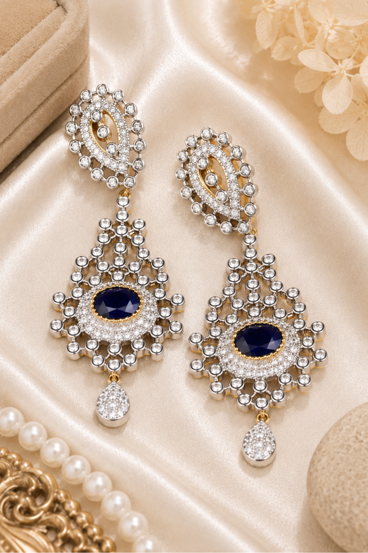 Imperial sapphire sparkle drops