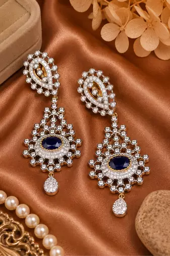 Imperial sapphire sparkle drops