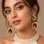 Emerald majesty diamond drop earrings