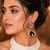 Ruby Blossom American Diamond Earrings
